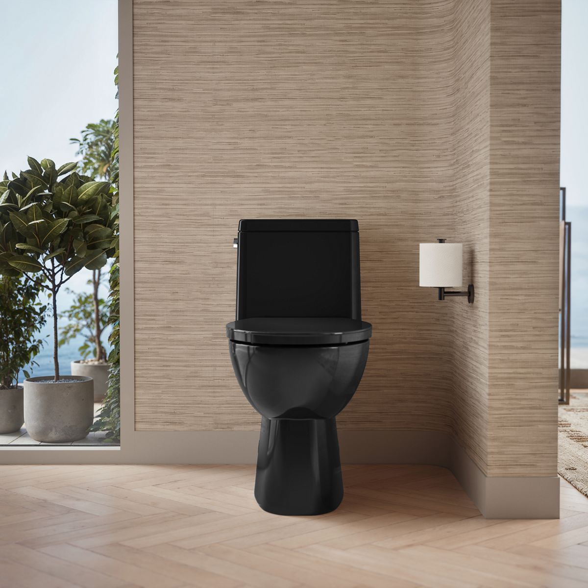 56461-reach-one-piece-compact-elongated-toilet-with-skirted-trapway-1-28-gpf-25.jpg Reach® One-piece compact elongated toilet with skirted trapway, 1.28 gpf