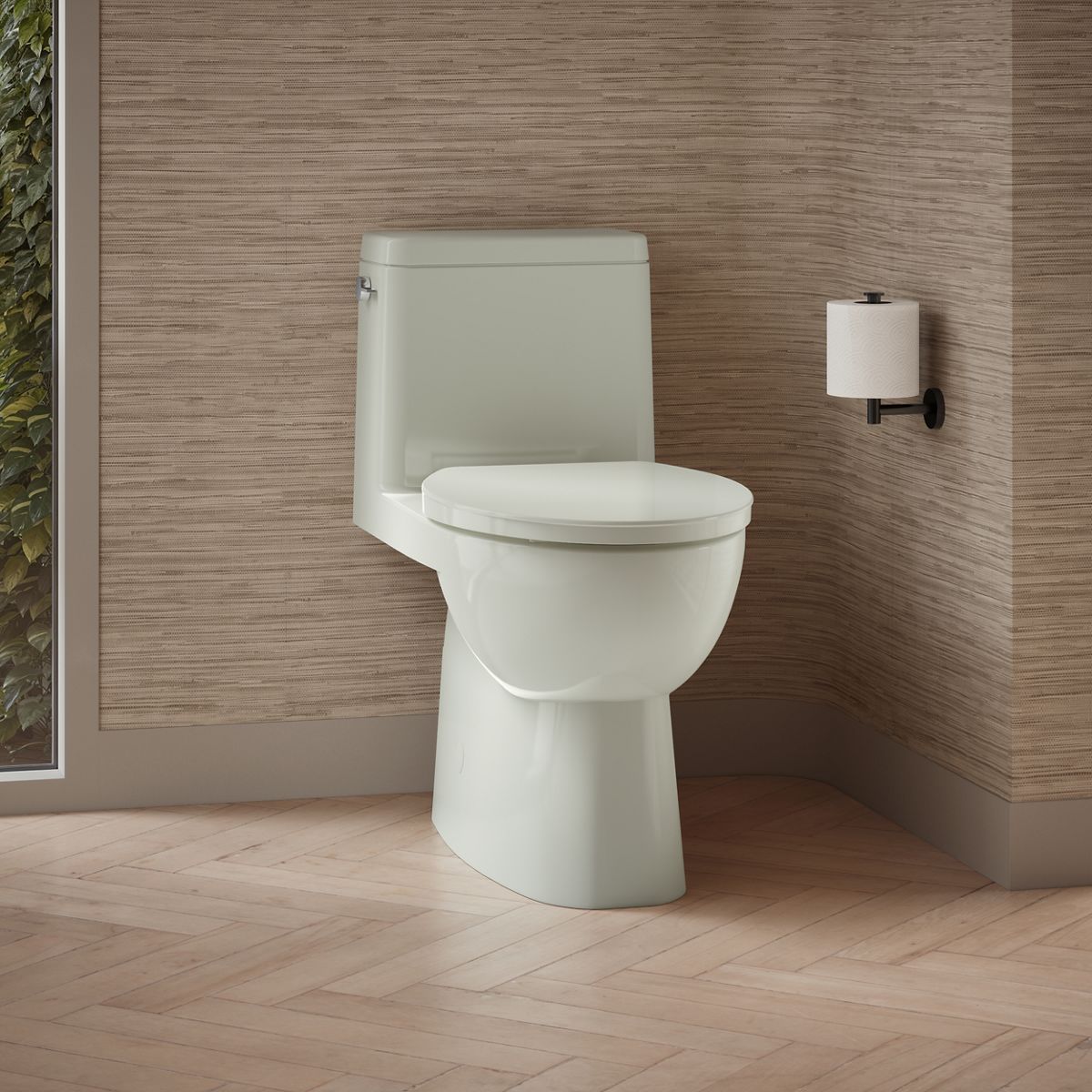 56461-reach-one-piece-compact-elongated-toilet-with-skirted-trapway-1-28-gpf-9.jpg Reach® One-piece compact elongated toilet with skirted trapway, 1.28 gpf