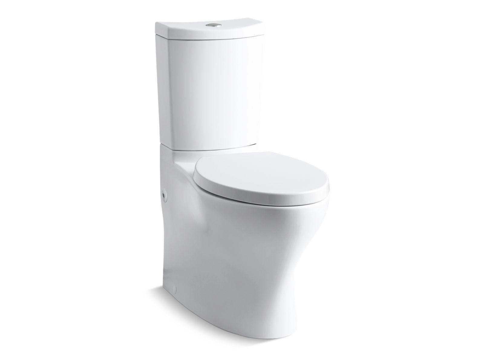 Persuade® Curv Two-piece elongated toilet with skirted trapway, dual-flush