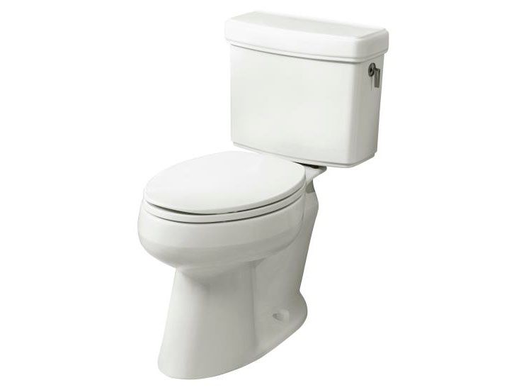Pinoir(R) Comfort Height(R) elongated toilet with concealed trapway and right-hand trip lever, less seat