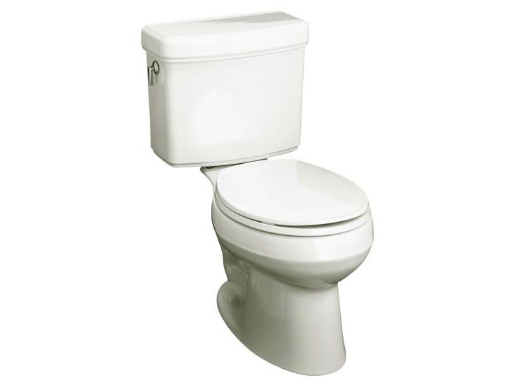 Pinoir(R) round-front toilet with left-hand trip lever, less seat