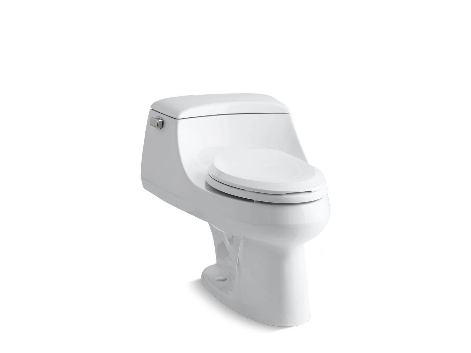 San Raphael® One-piece elongated toilet with concealed trapway, 1.6 gpf