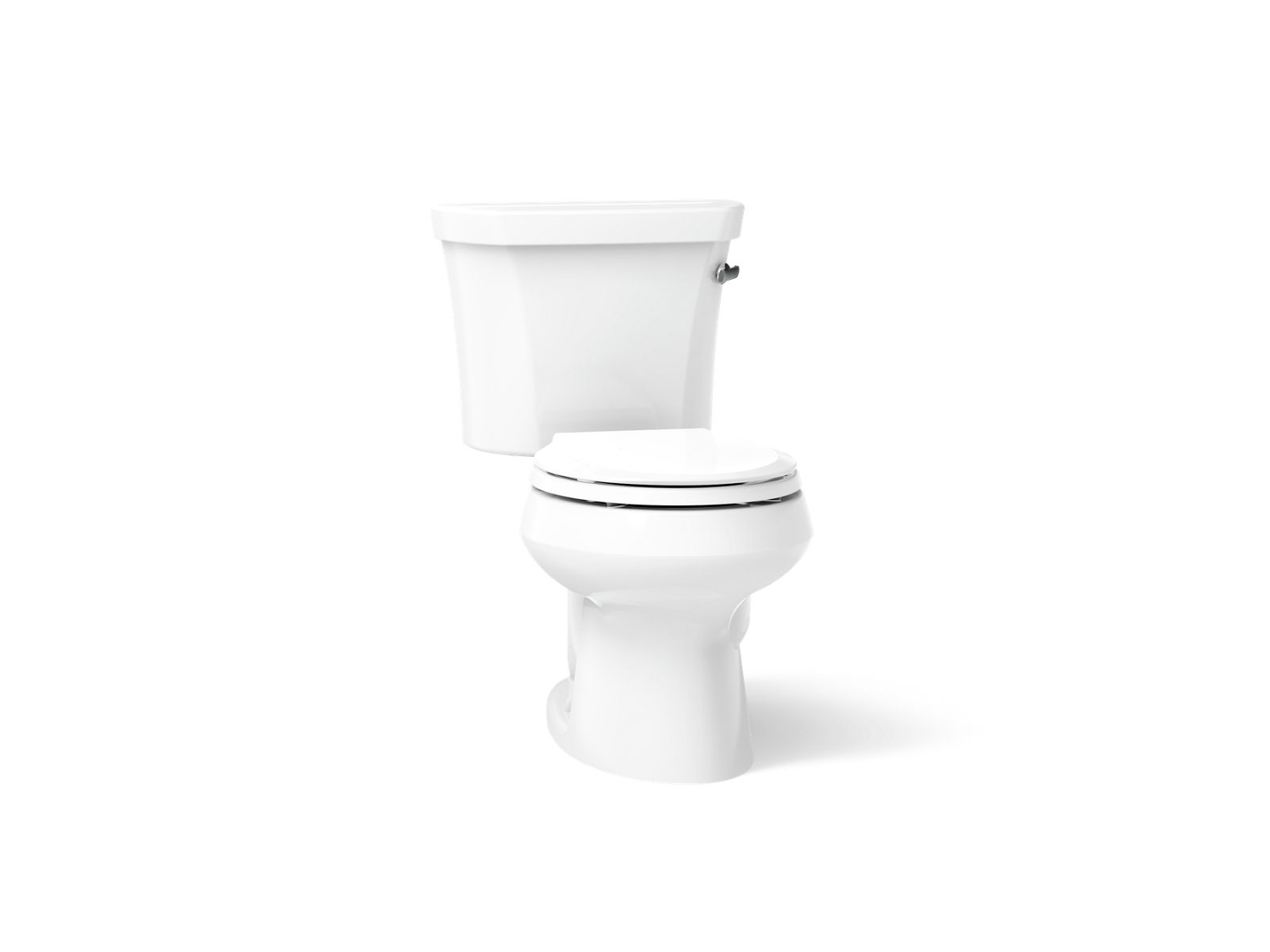Wellworth® Two-piece round-front toilet, 1.6 gpf