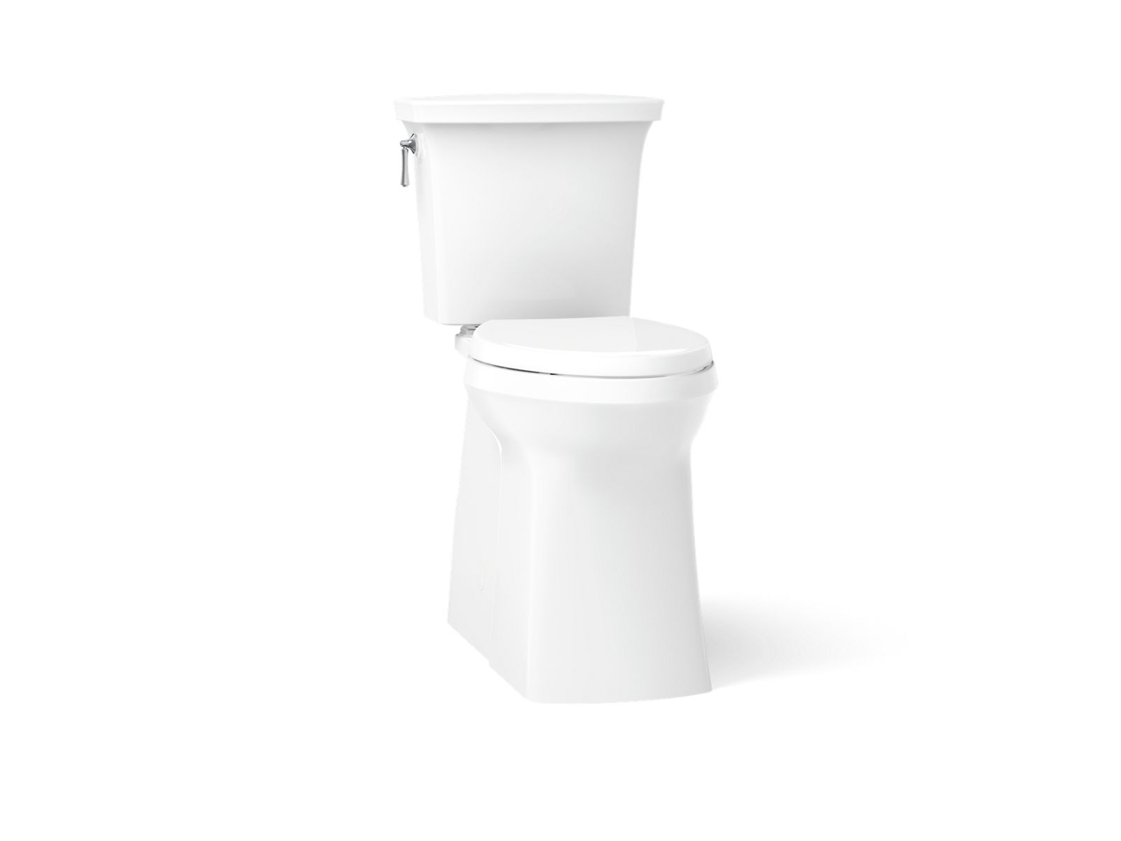 Corbelle® Tall ContinuousClean two-piece elongated toilet with skirted trapway, 1.28 gpf