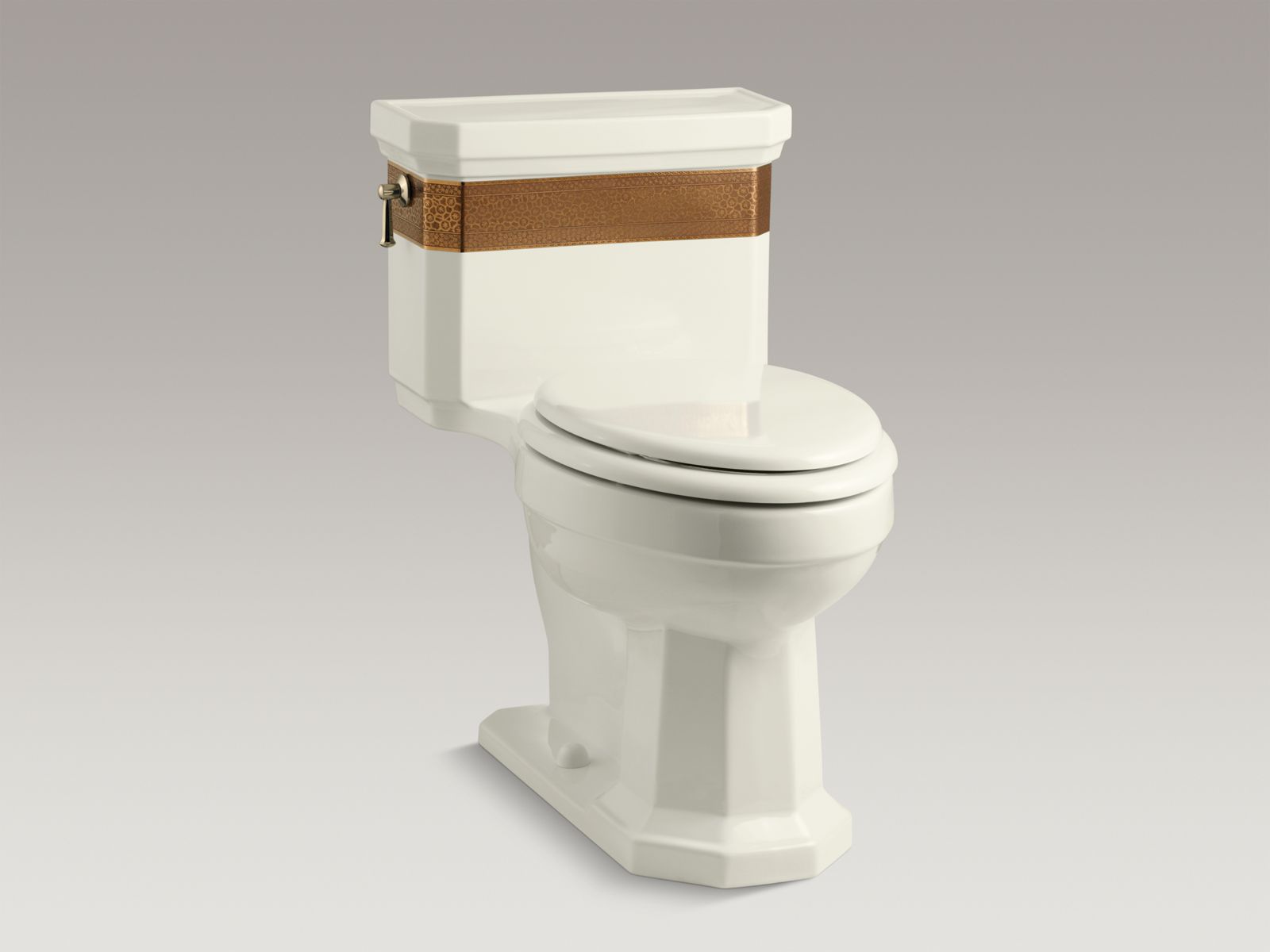 Saree™ Kathryn® One-piece elongated toilet with concealed trapway, 1.28 gpf