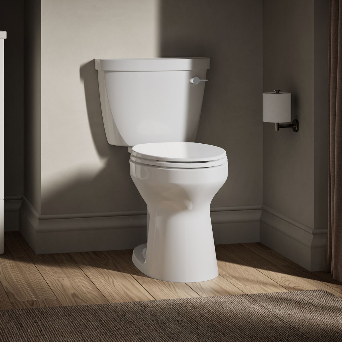 Cimarron® Two-piece elongated toilet, 1.6 gpf