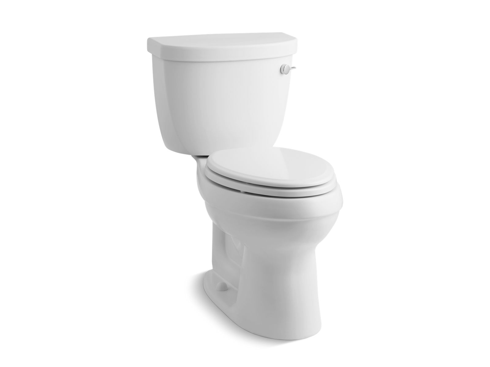 Cimarron® Two-piece elongated chair height 1.28 gpf toilet with tank cover locks