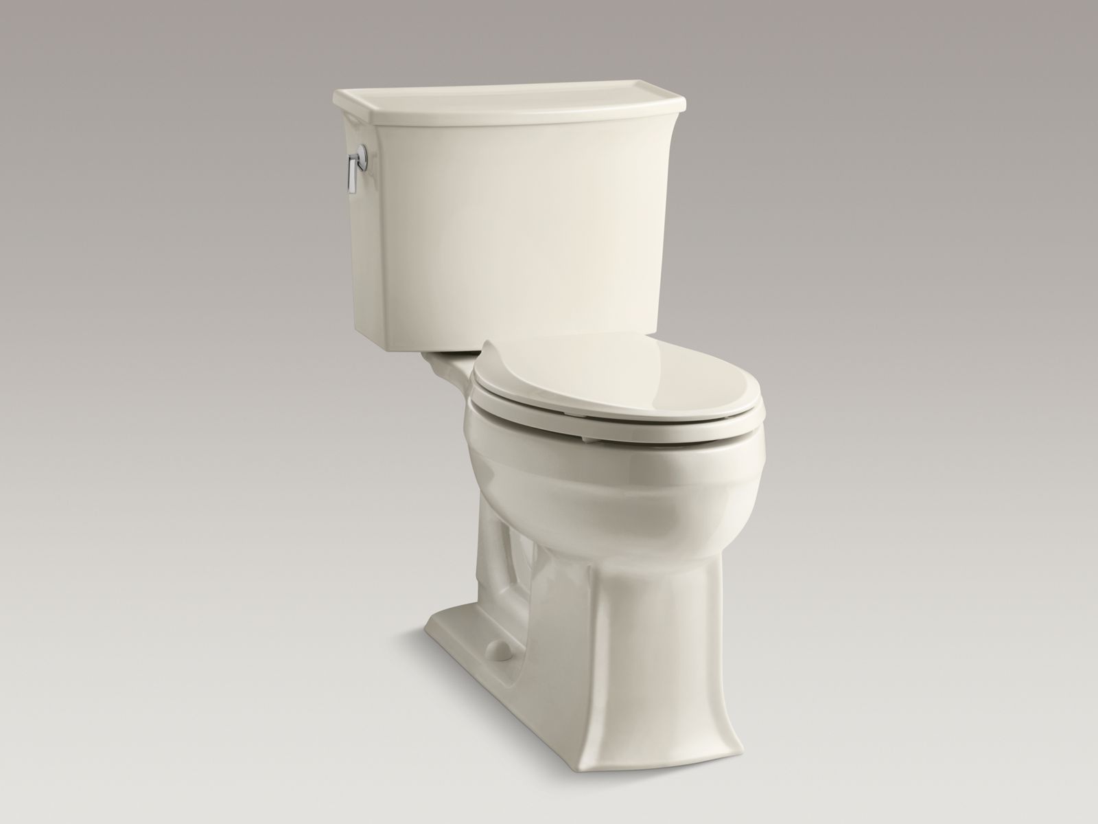 Archer(R) Comfort Height(R) two-piece elongated 1.6 gpf toilet with left-hand trip lever, less seat