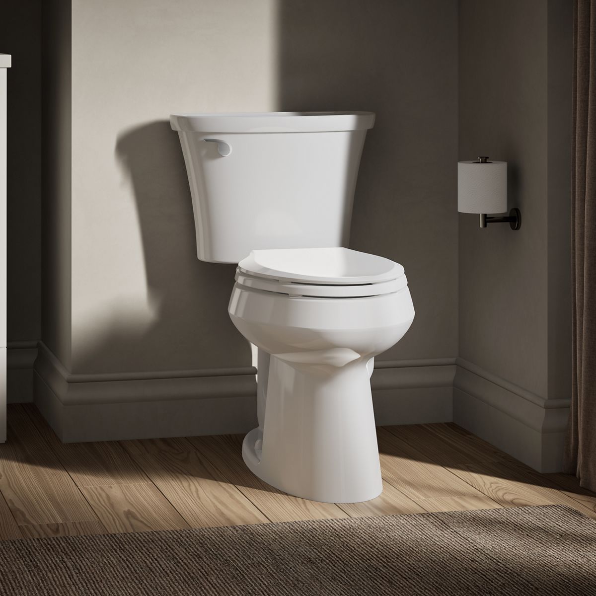 Cavata® The Complete Solution® two-piece elongated toilet, 1.28 gpf