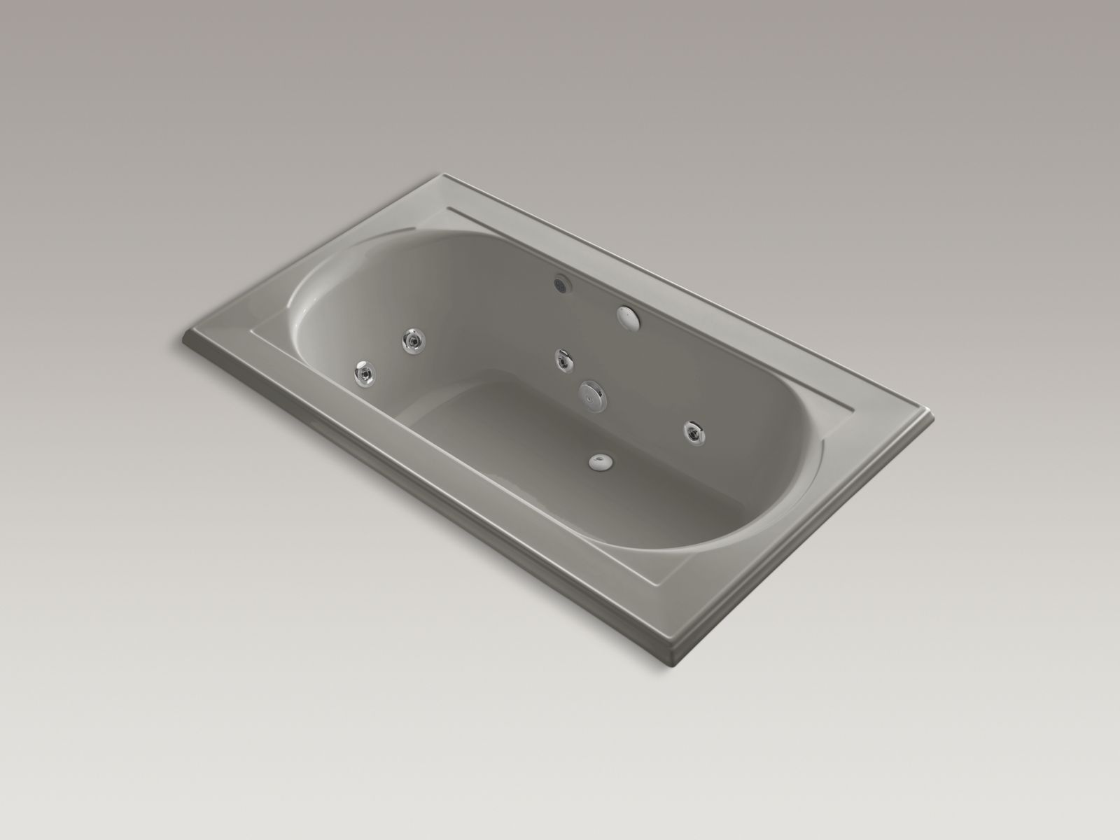 5885-memoirs-72-x-42-drop-in-whirlpool-bath-with-end-drain-heater-and-custom-pump-location-without-jet-trim-10.jpg Memoirs® 72" x 42" drop-in whirlpool bath with end drain, heater and custom pump location without jet trim