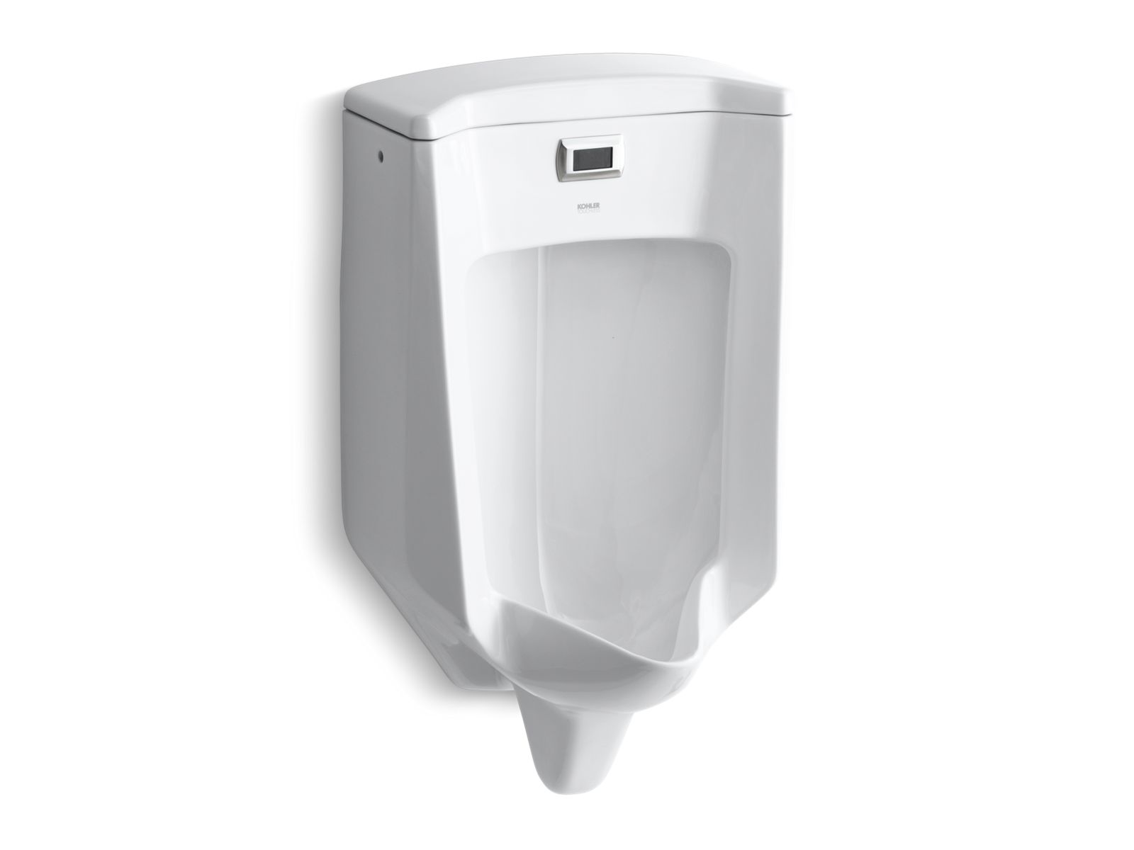 Bardon™ Wall-hung rear-spud touchless urinal, 0.5 gpf