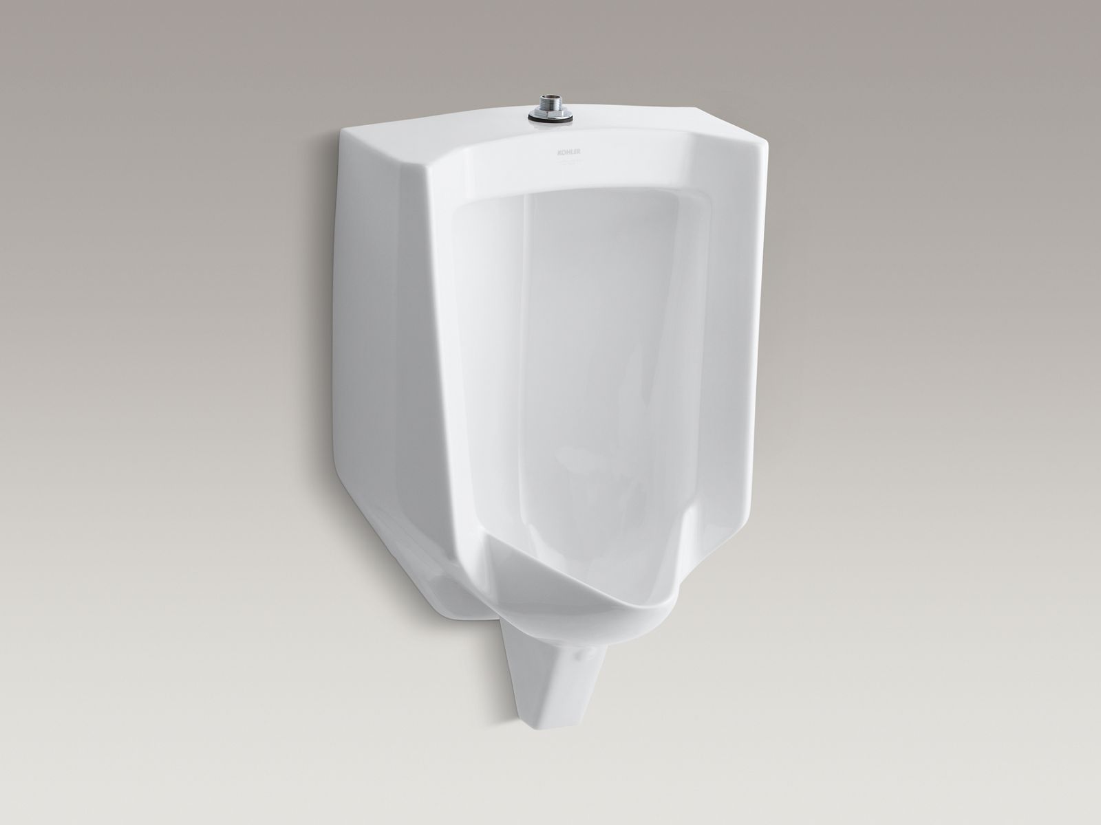 Bardon(TM) washdown wall-mount 1/2 gpf urinal with top spud