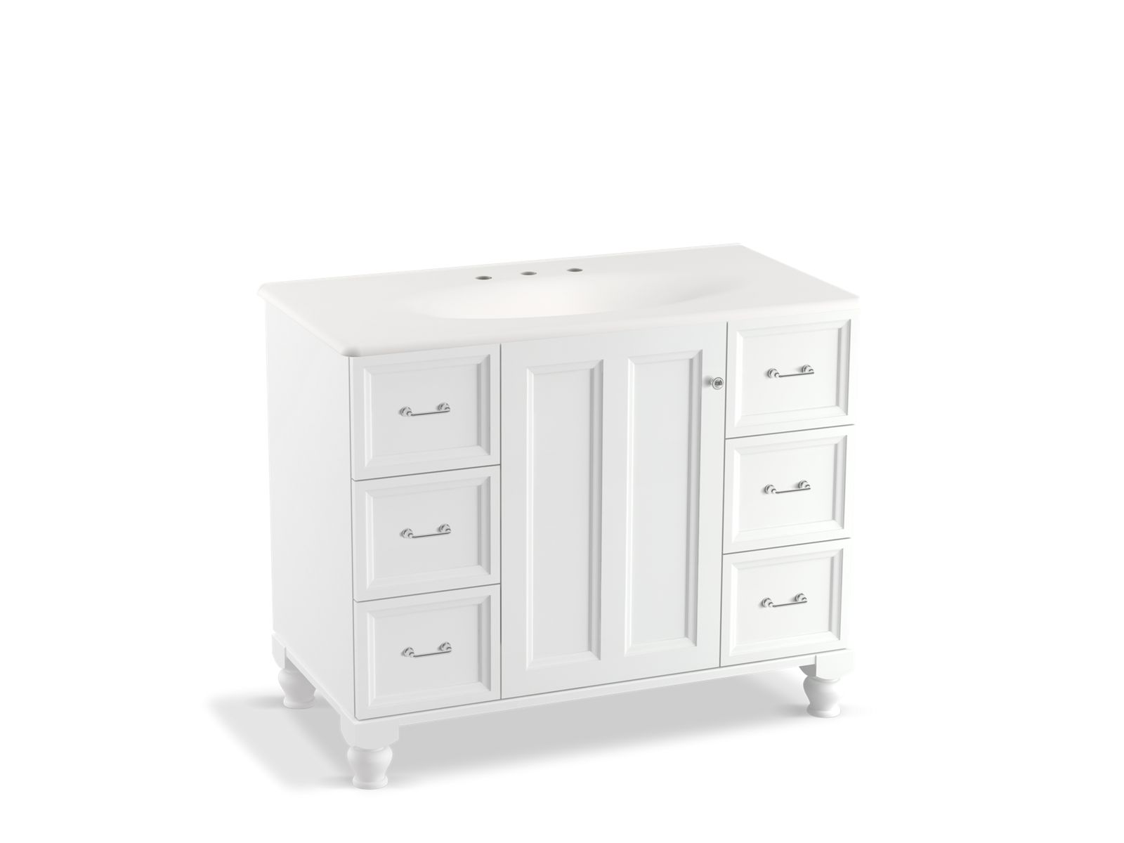 Damask® 42" bathroom vanity cabinet