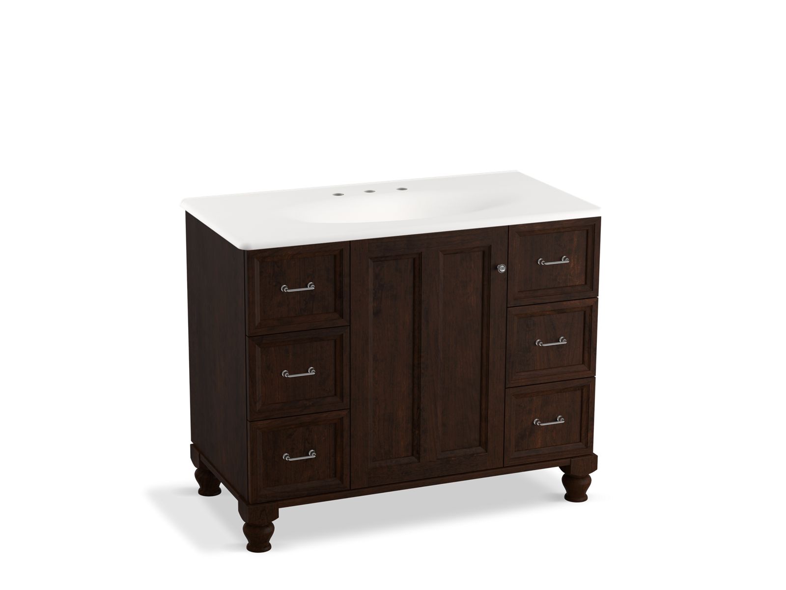 Damask® 42" bathroom vanity cabinet