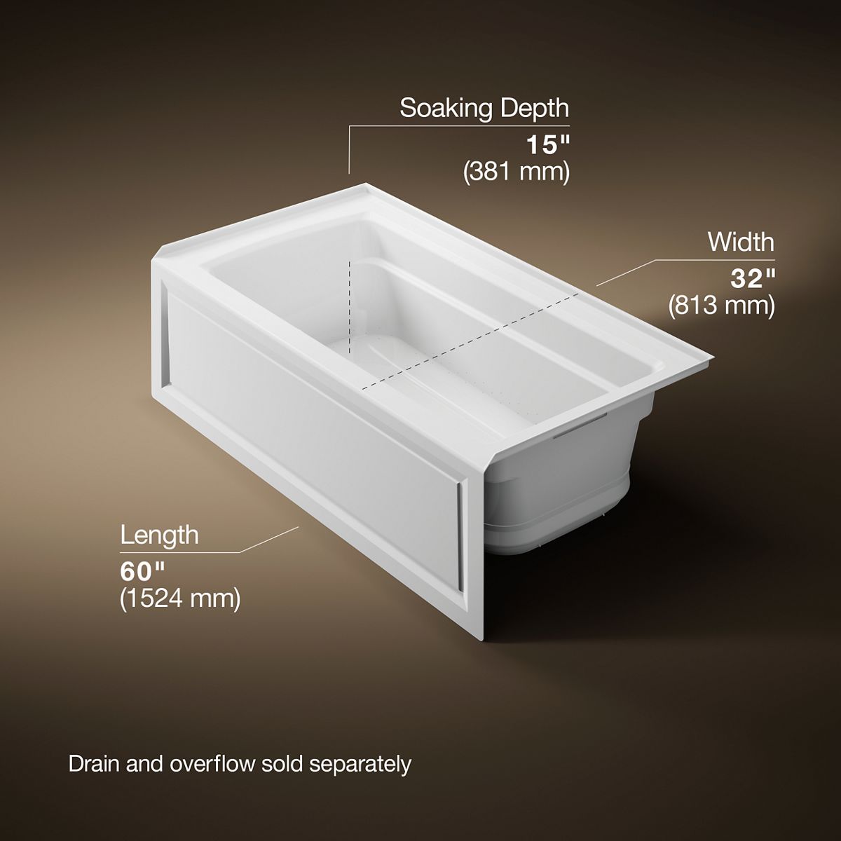 5906-archer-60-x-32-alcove-heated-bubblemassage-air-bath-right-drain-12.jpg Archer® 60" x 32" alcove Heated BubbleMassage™ air bath, right drain