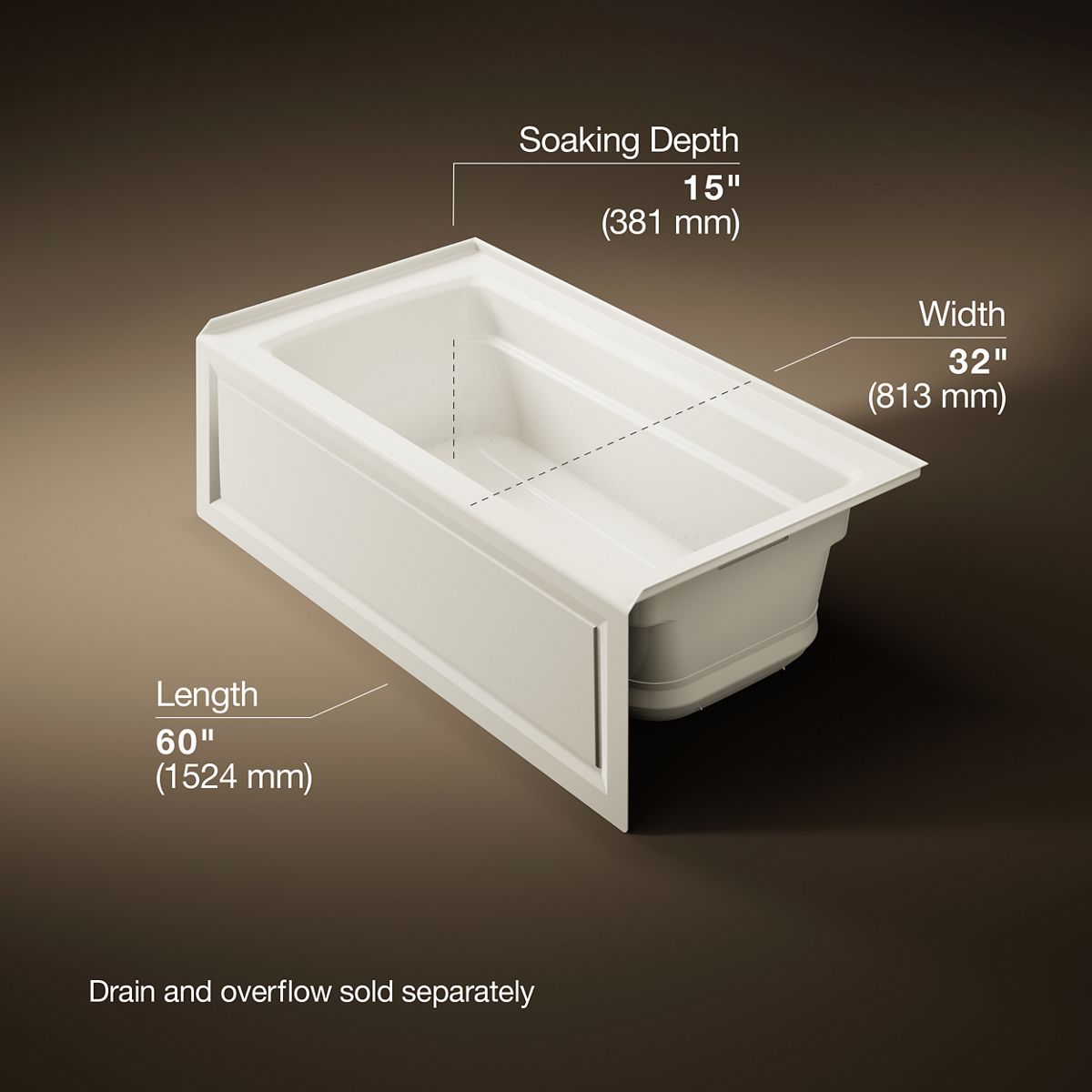 5906-archer-60-x-32-alcove-heated-bubblemassage-air-bath-right-drain-15.jpg Archer® 60" x 32" alcove Heated BubbleMassage™ air bath, right drain
