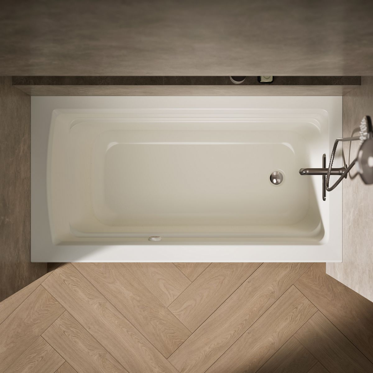 5906-archer-60-x-32-alcove-heated-bubblemassage-air-bath-right-drain-27.jpg Archer® 60" x 32" alcove Heated BubbleMassage™ air bath, right drain