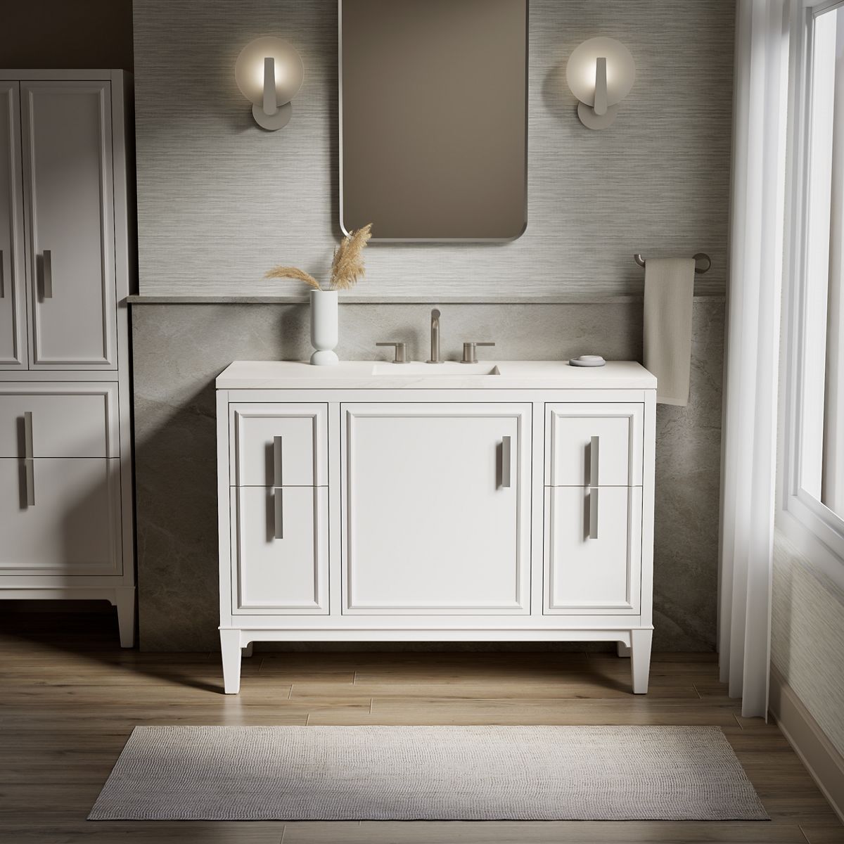 59108-southerk-48-bathroom-vanity-cabinet-with-sink-and-quartz-top-3.jpg Southerk® 48" bathroom vanity cabinet with sink and quartz top
