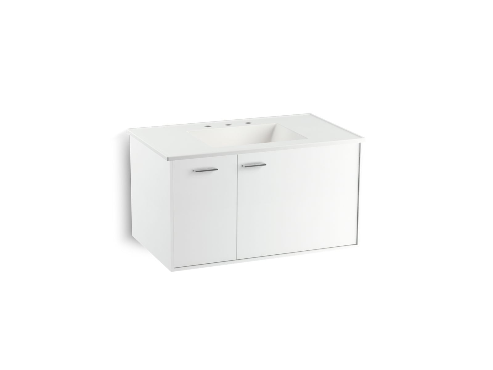 Jute® 36" wall-hung bathroom vanity cabinet