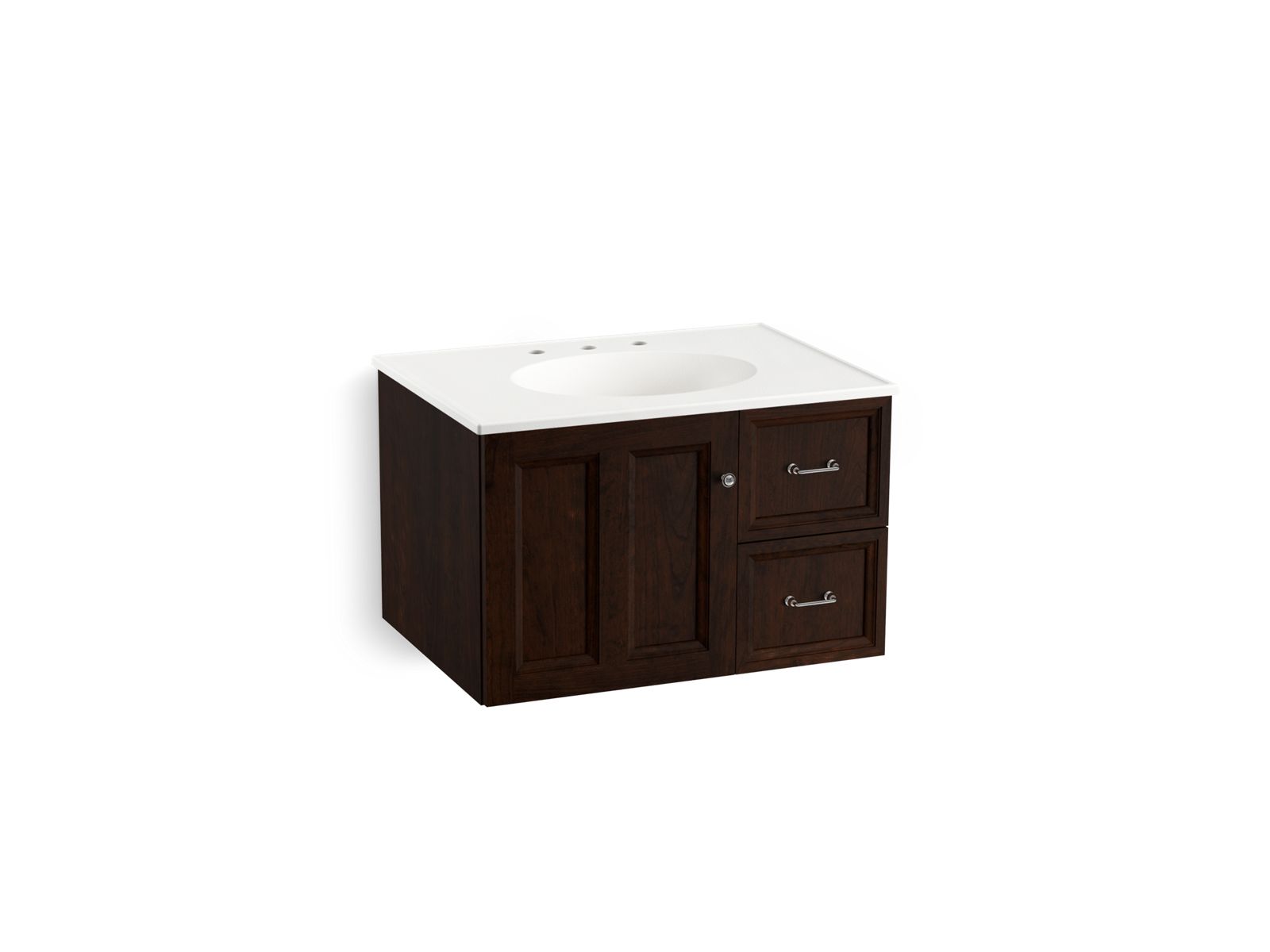 Damask® 30" wall-hung bathroom vanity cabinet