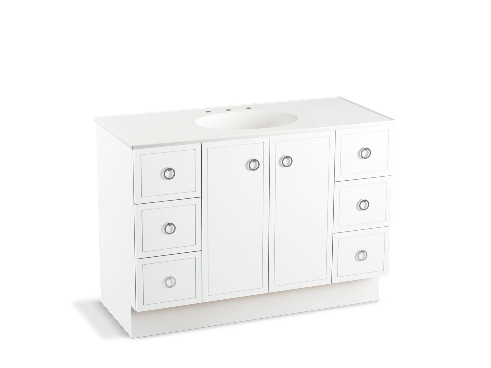 Jacquard® 48" bathroom vanity cabinet