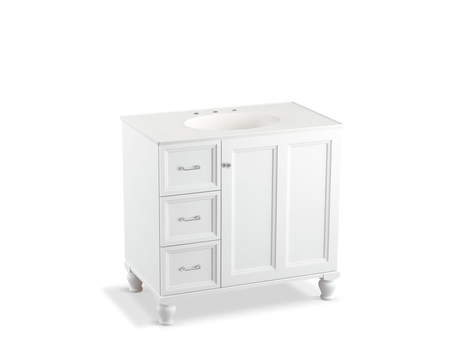 Damask® 36" bathroom vanity cabinet