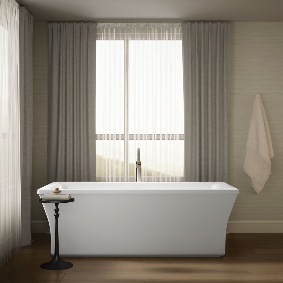 5958-stargaze-72-x-36-1-4-freestanding-bath-with-bask-heated-surface-and-fluted-shroud-5.jpg Stargaze® 72" x 36-1/4" freestanding bath with Bask® heated surface and fluted shroud