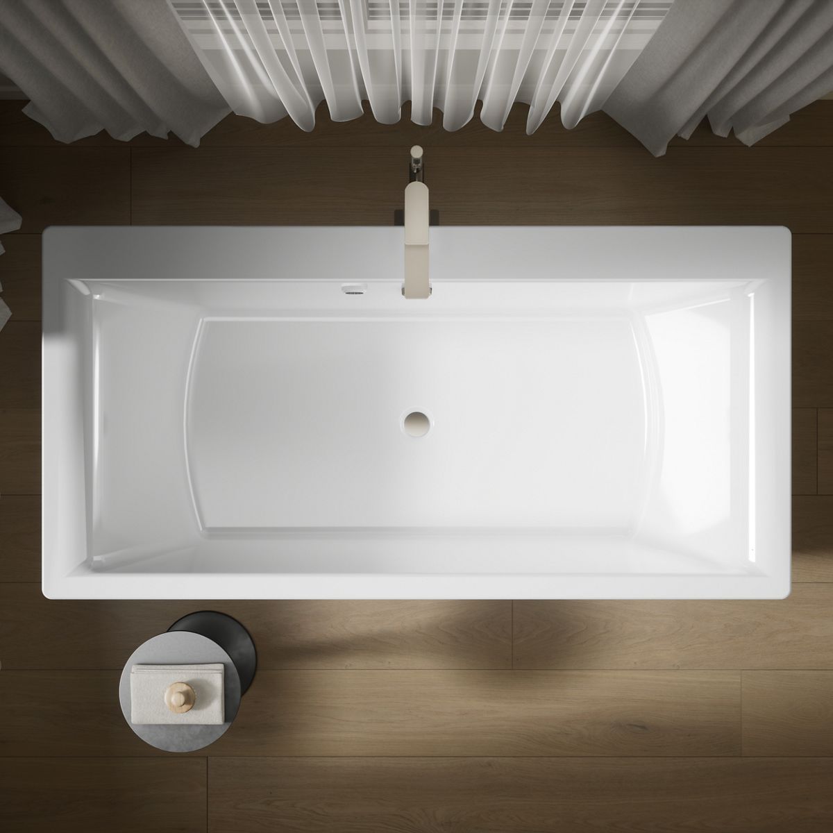 5958-stargaze-72-x-36-1-4-freestanding-bath-with-bask-heated-surface-and-fluted-shroud-8.jpg Stargaze® 72" x 36-1/4" freestanding bath with Bask® heated surface and fluted shroud