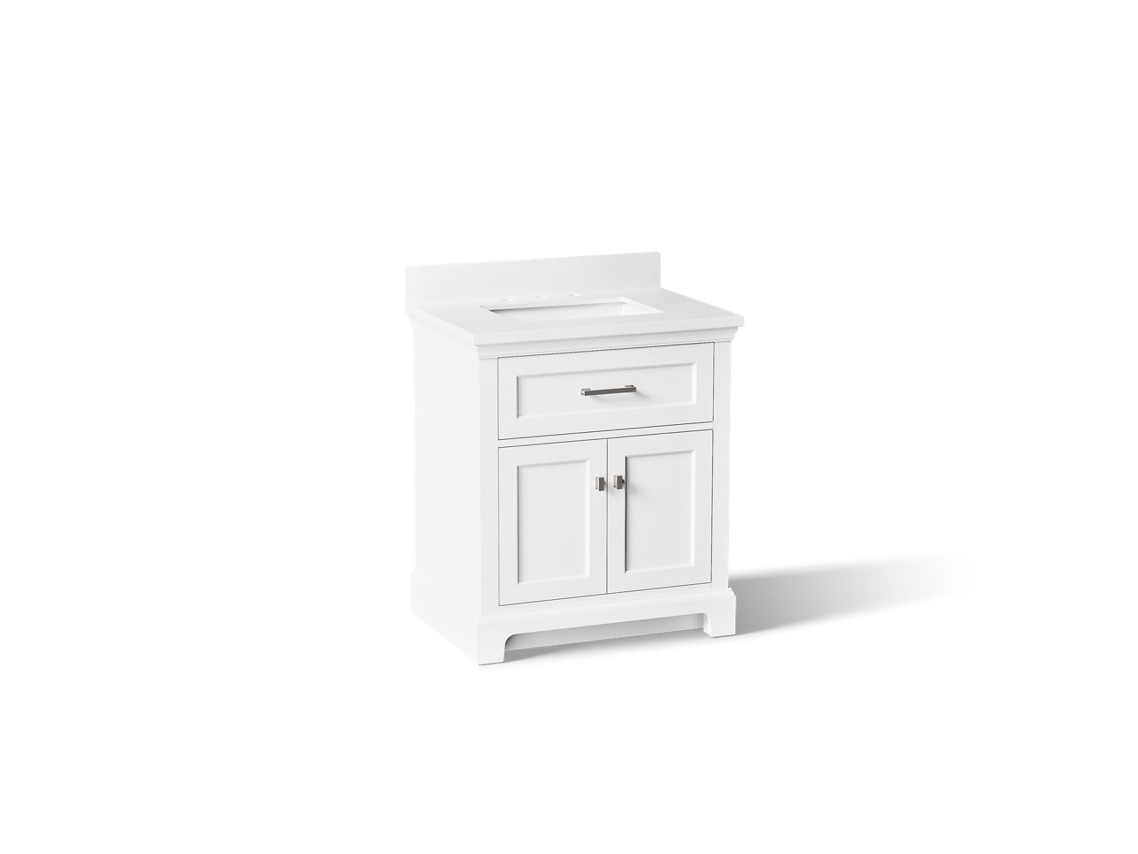 Charlemont™ 30" bathroom vanity cabinet with sink and quartz top