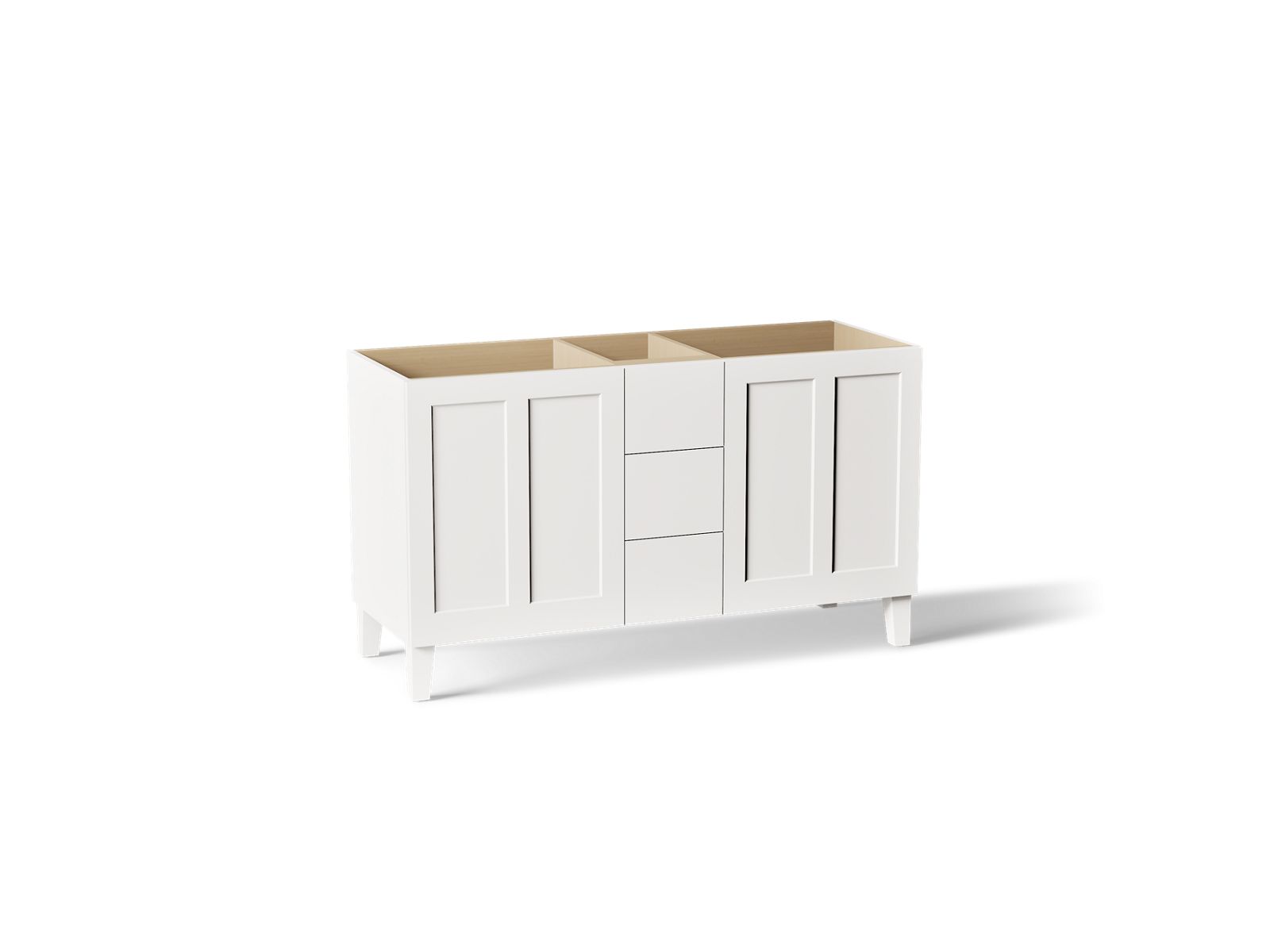 Poplin® 60" bathroom vanity cabinet