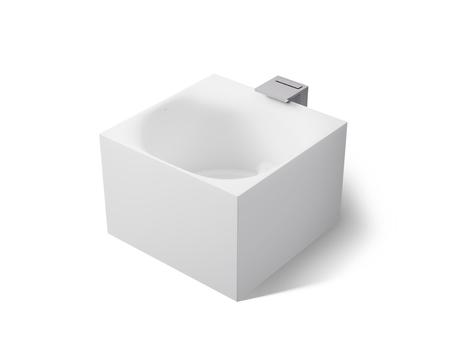 Stillness® Experience 46" x 46" freestanding bath