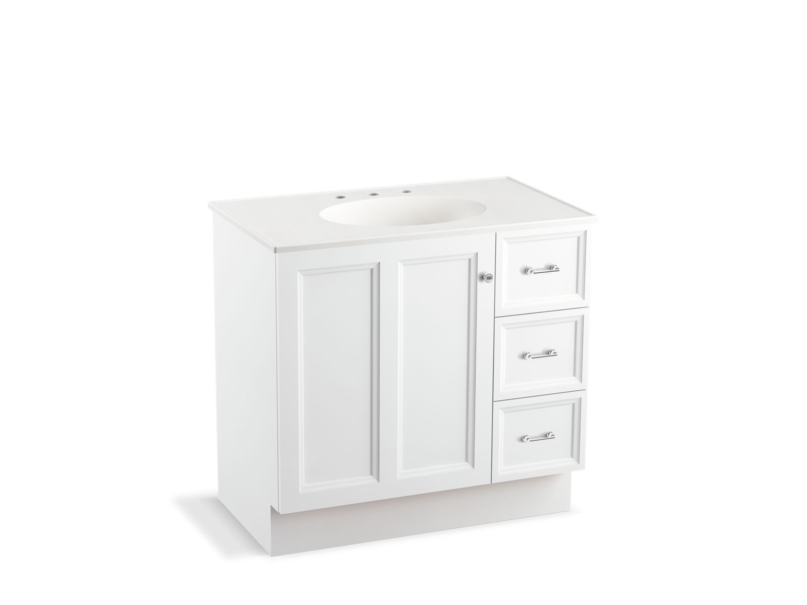 Damask® 36" bathroom vanity cabinet