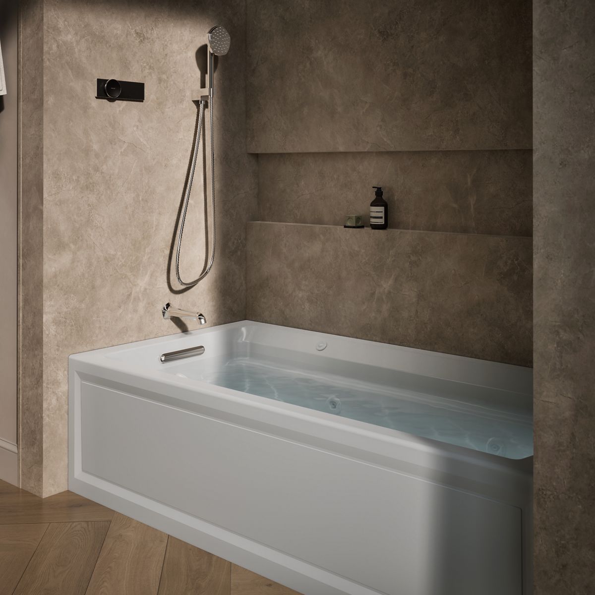 6001-archer-72-x-36-alcove-heated-bubblemassage-air-bath-and-whirlpool-left-drain-10.jpg Archer® 72" x 36" alcove Heated BubbleMassage™ air bath and whirlpool, left drain