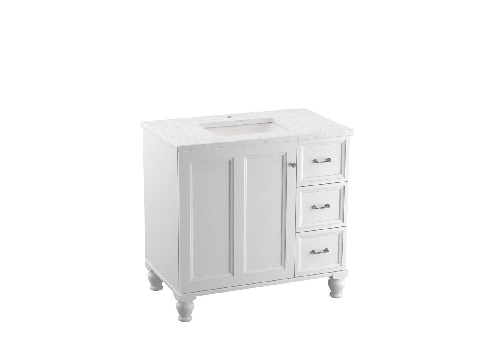 Damask® 36" bathroom vanity cabinet