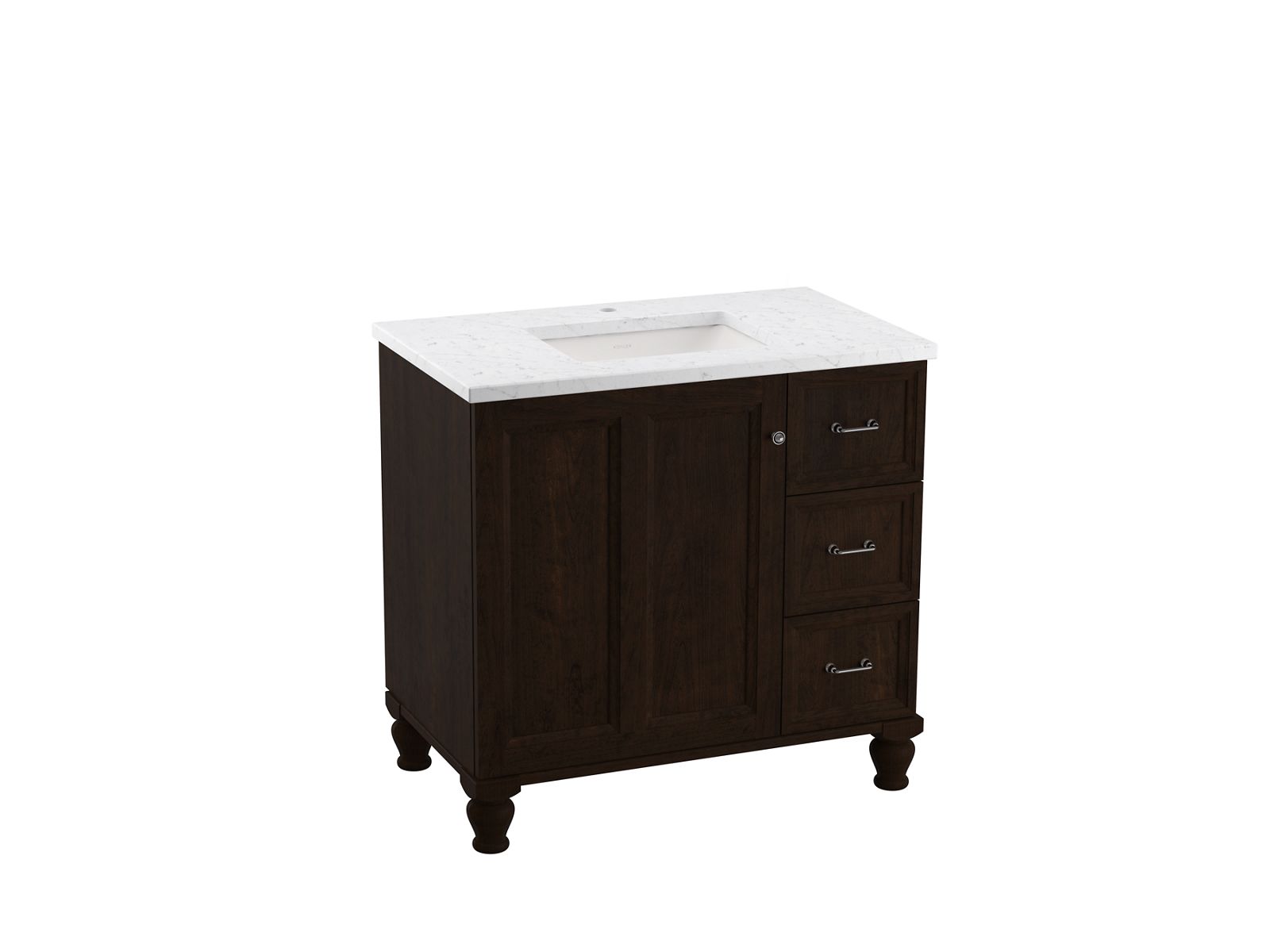 Damask® 36" bathroom vanity cabinet