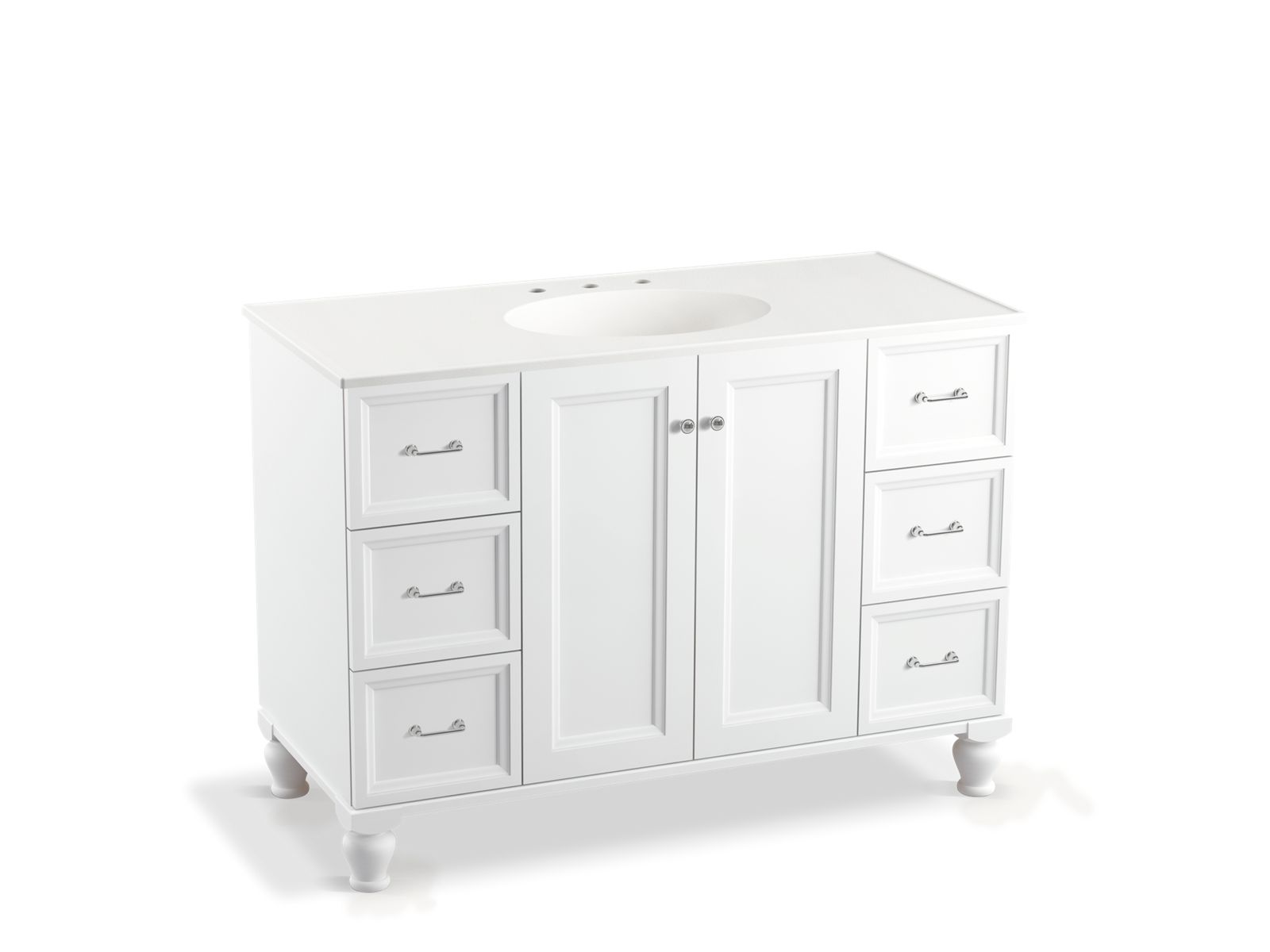 Damask® 48" bathroom vanity cabinet