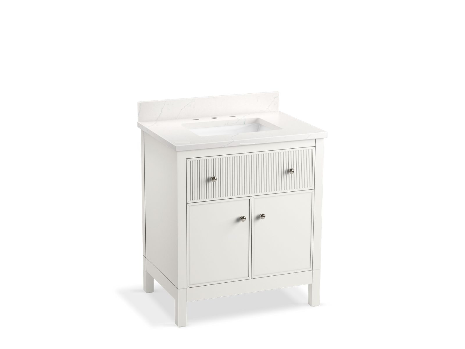 Malin™ by Studio McGee 30" bathroom vanity cabinet with sink and quartz top