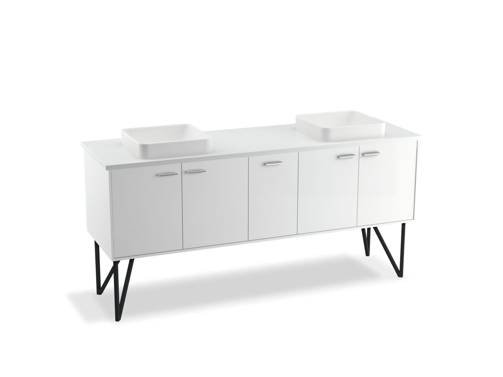 Jute® 72" bathroom vanity cabinet