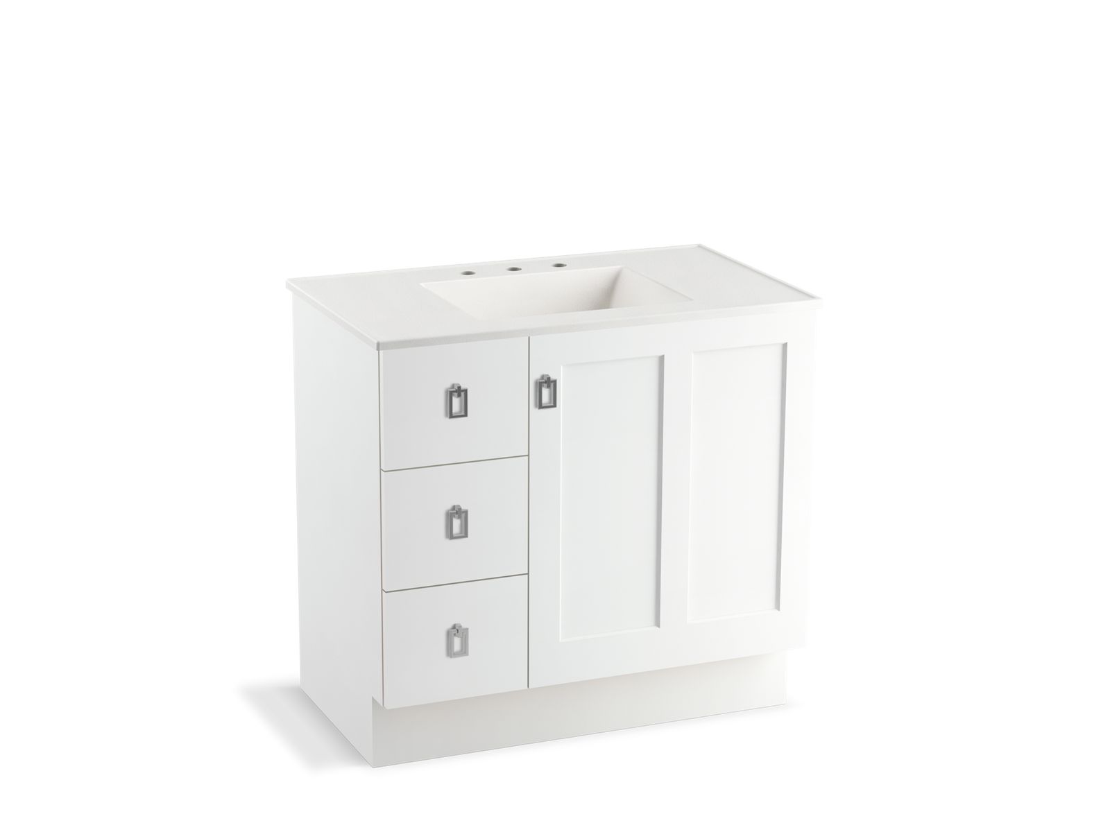 Poplin® 36" bathroom vanity cabinet