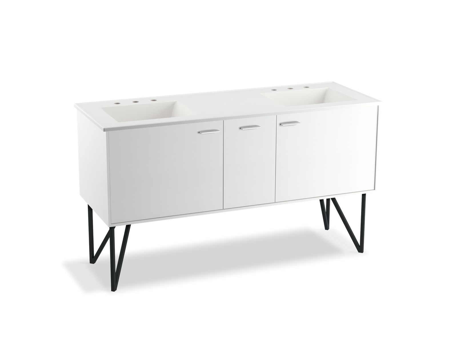 Jute® 60" bathroom vanity cabinet