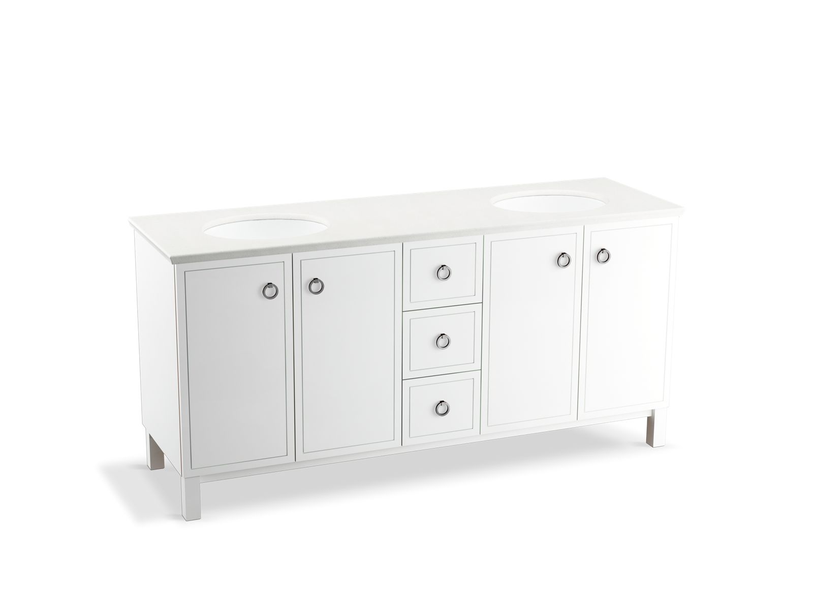 Jacquard® 72" bathroom vanity cabinet