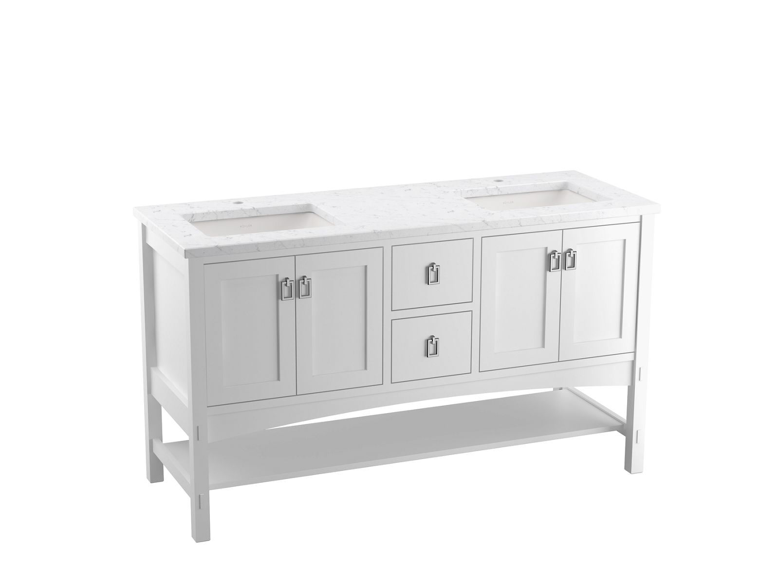 Marabou® 60" bathroom vanity cabinet