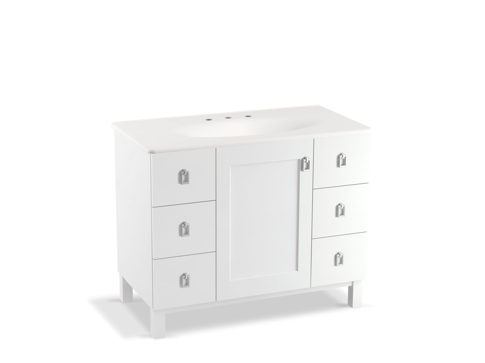 Poplin® 42" bathroom vanity cabinet