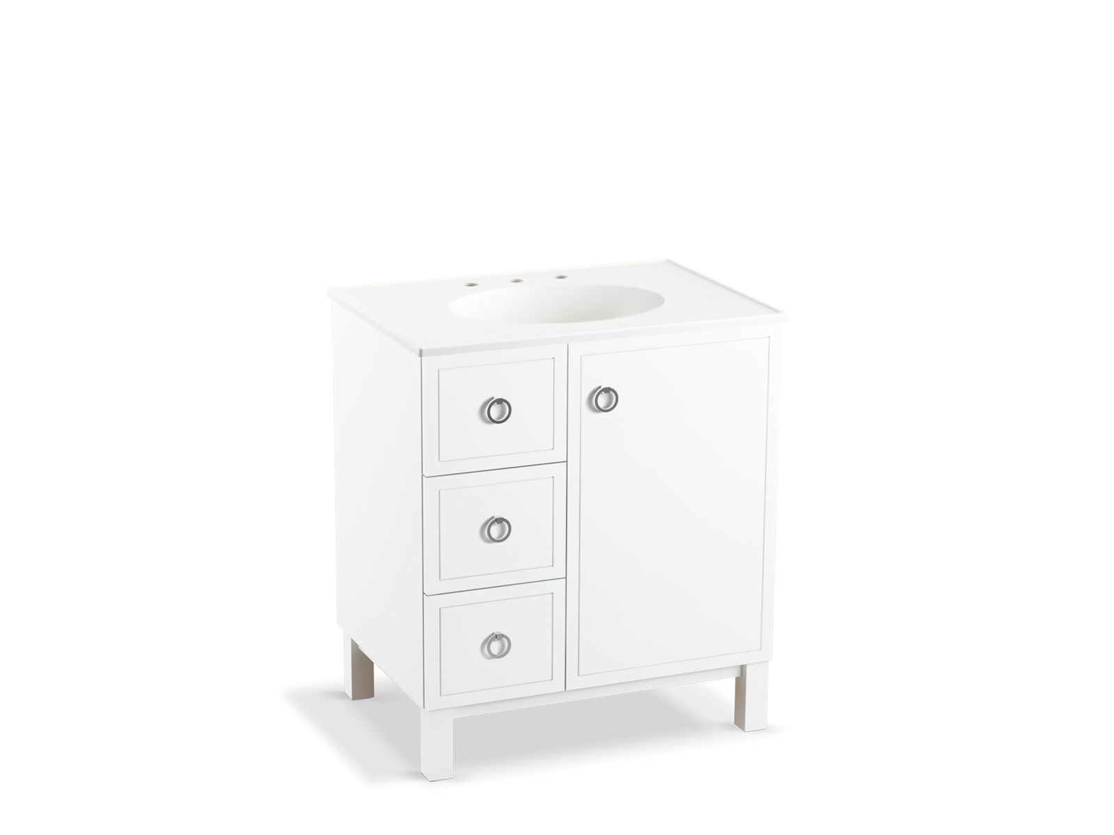 Jacquard® 30" bathroom vanity cabinet