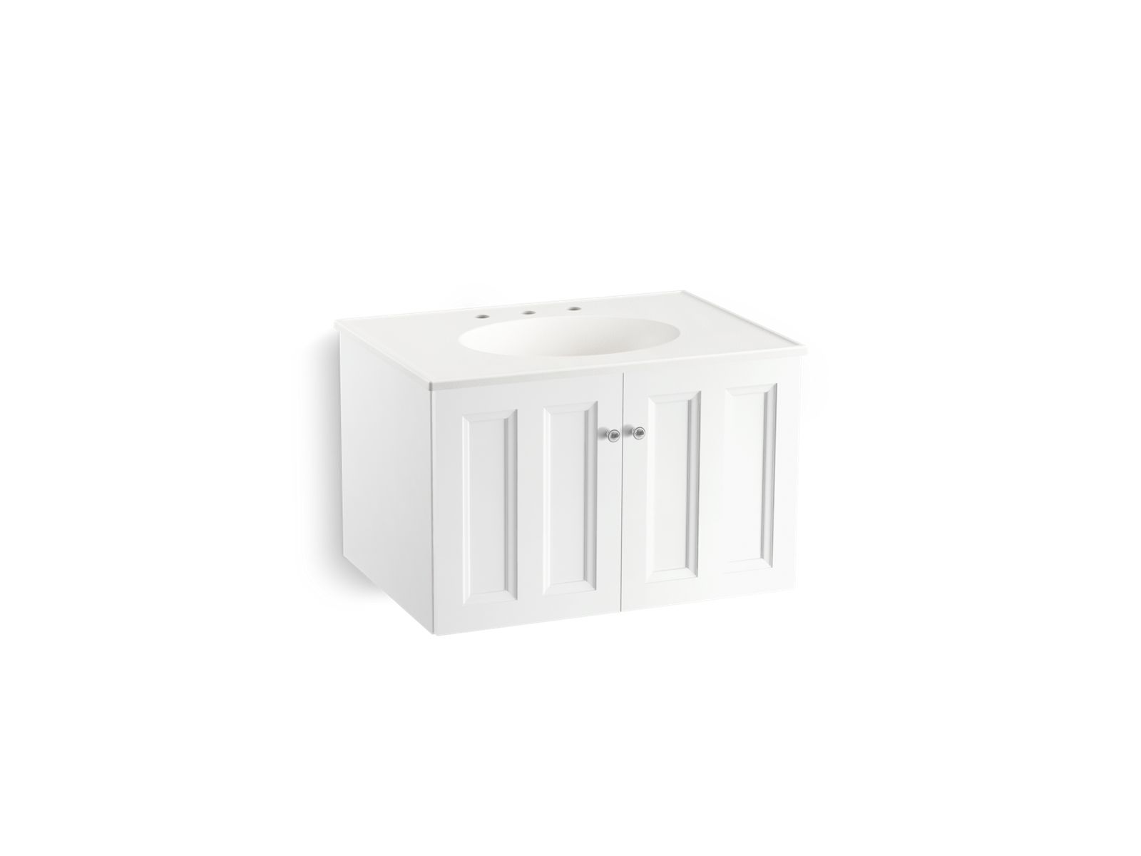 Damask® 30" wall-hung bathroom vanity cabinet
