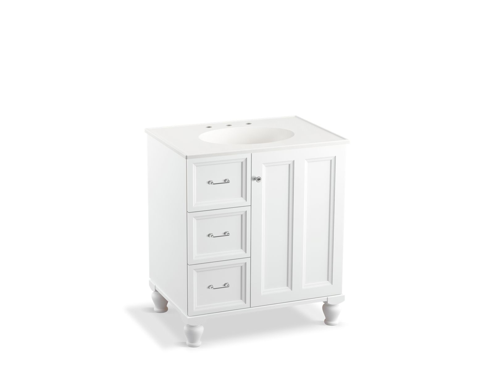 Damask® 30" bathroom vanity cabinet