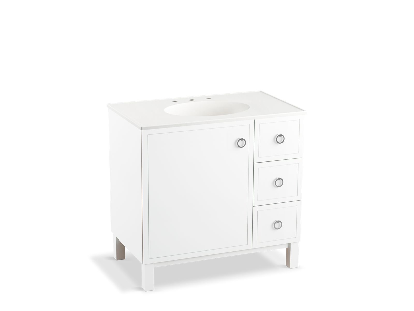 Jacquard® 36" bathroom vanity cabinet
