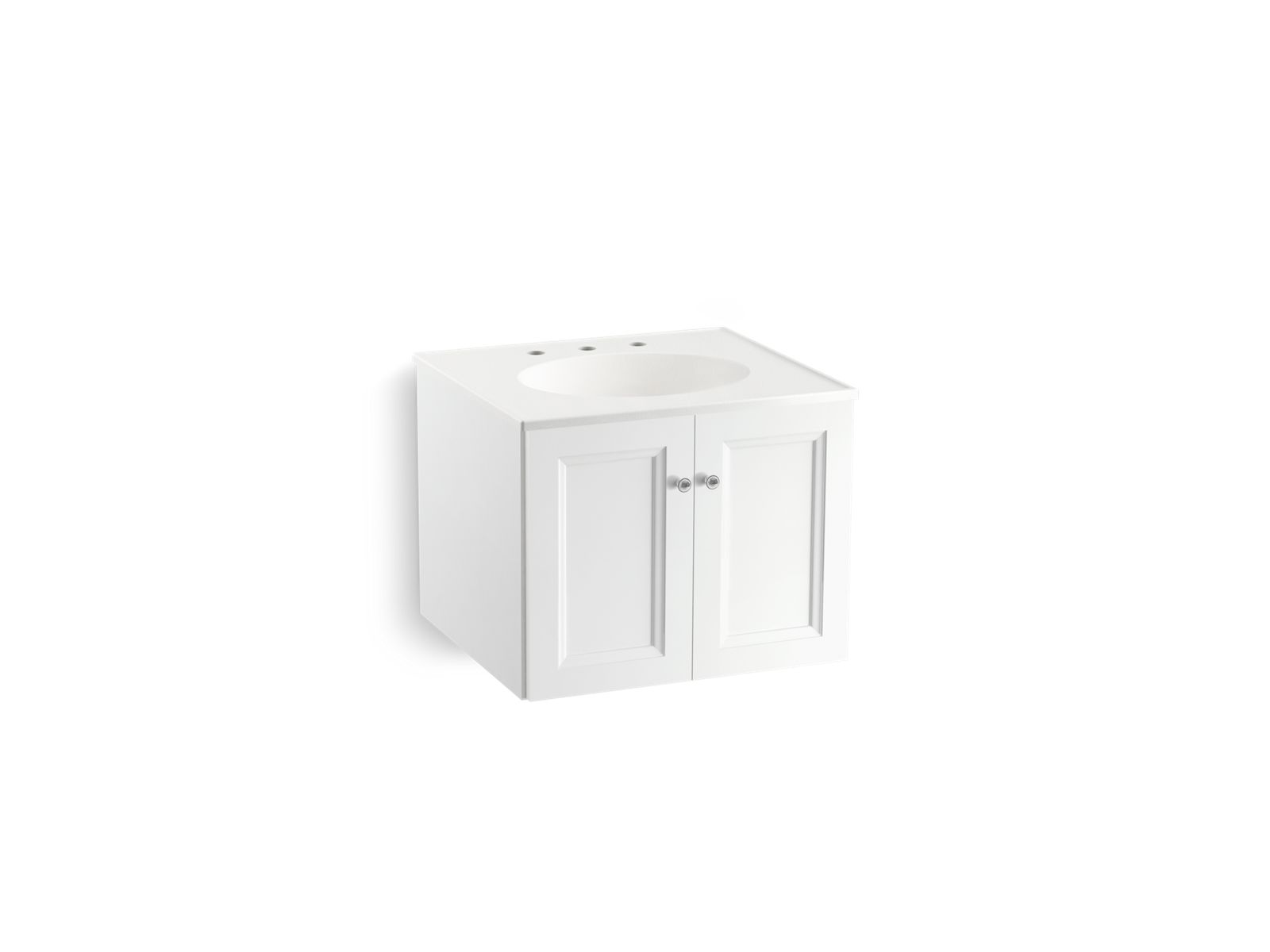 Damask® 24" wall-hung bathroom vanity cabinet