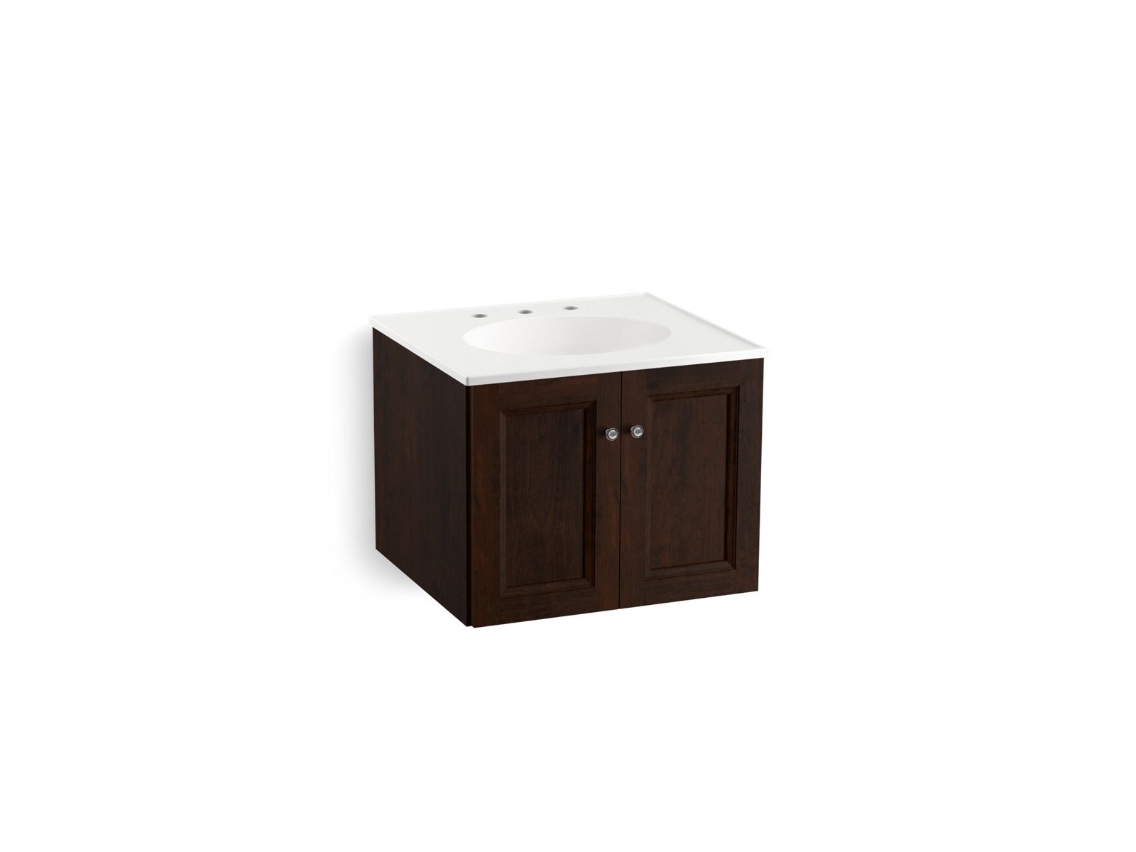 Damask® 24" wall-hung bathroom vanity cabinet