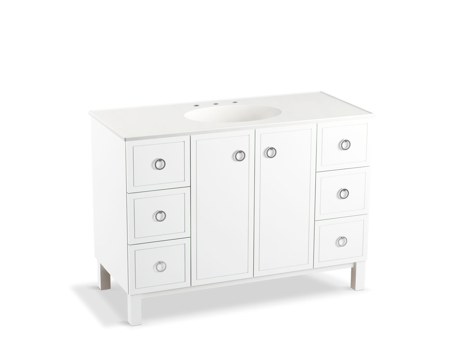 Jacquard® 48" bathroom vanity cabinet